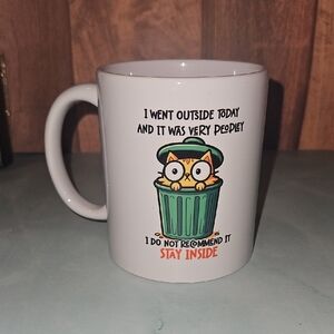 Cat Stay Inside Nwot Mug